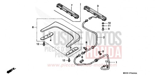 FEU DE STOP SURELEVE (SAUF G) GL1500SES de 1995